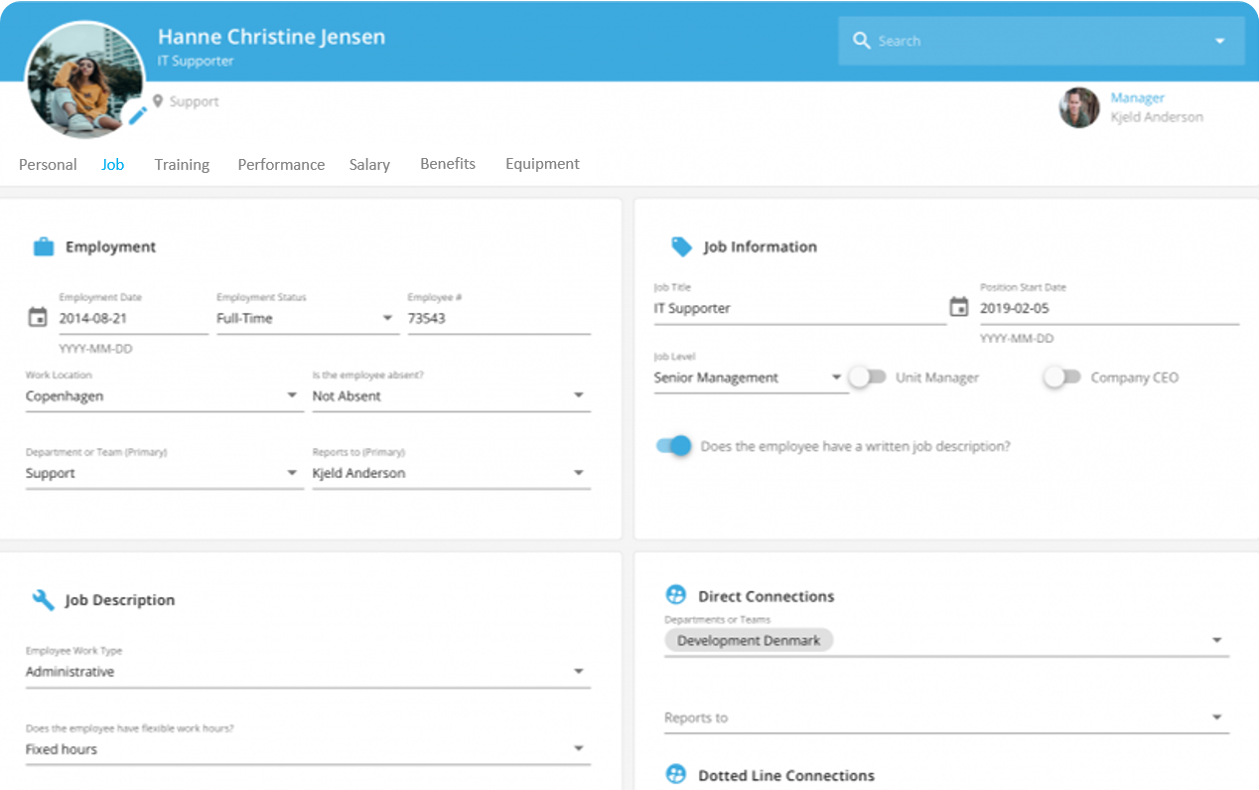 HR workforce data