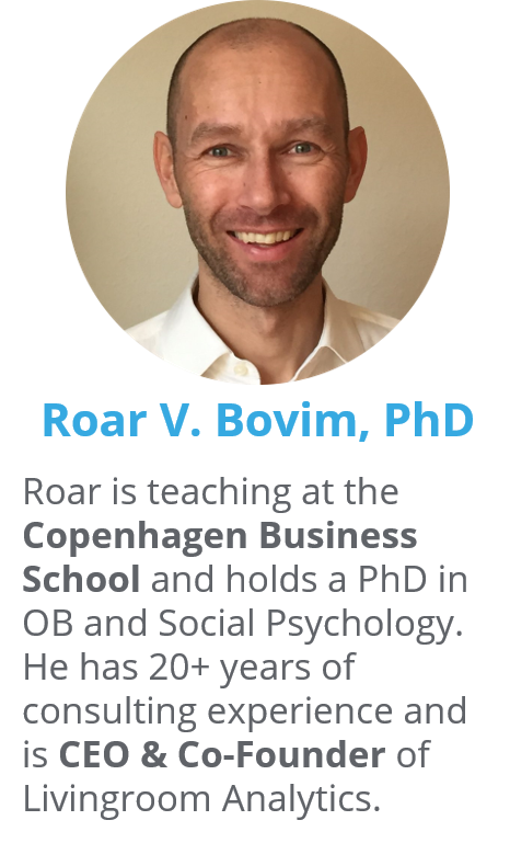CEO and Co-Founder, Roar V. Bovim, from Livingroom Analytics as key speaker CEO and Co-Founder, Roar V. Bovim, from Livingroom Analytics as key speaker