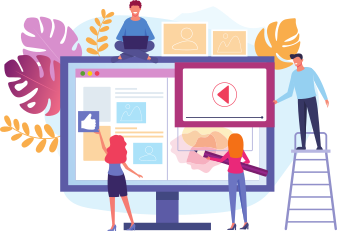Team designing and building a digital product Team designing and building a digital product