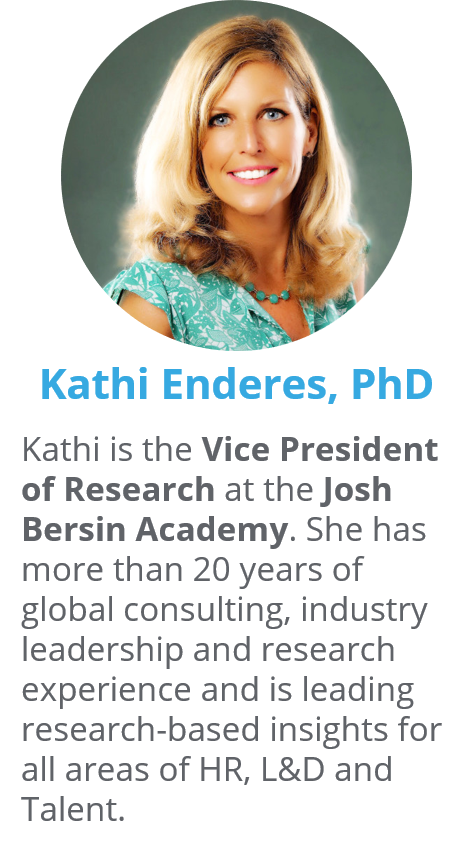 Kathi Enderes, VP of Research at Josh Bersin Academy
